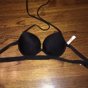 NWT Victoria’s Secret Padded Black Bikini Top